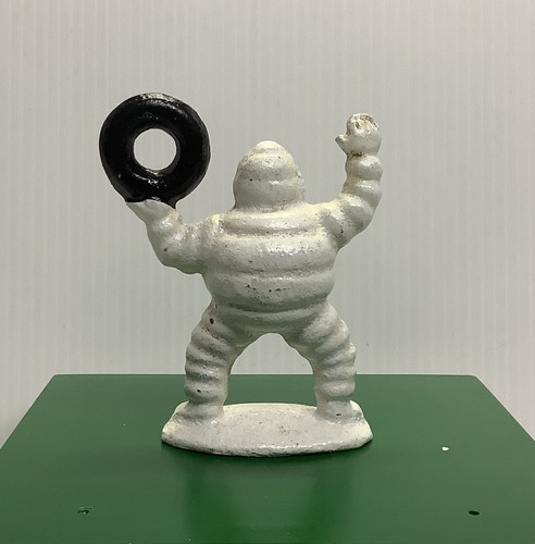 Vintage Style 'CAST METAL' MICHELIN BIBENDUM (84mm High) for Scalextric Airfix F - Picture 3 of 3