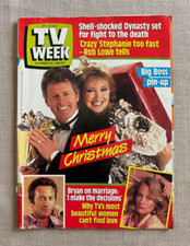 Vintage television - "Australian TV Week" Dec 86 Elton John Bruce Springsteen