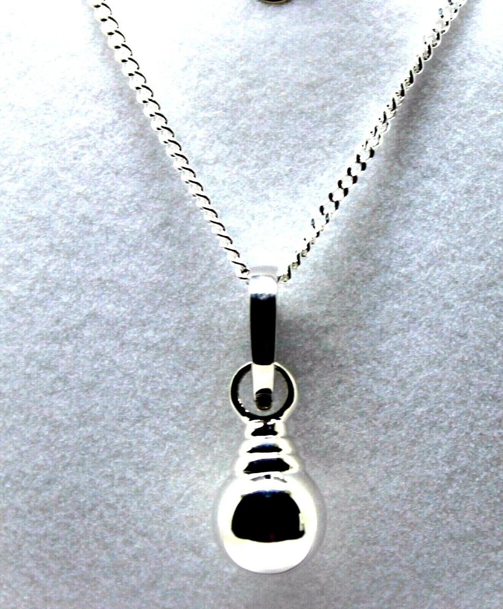 ネックレス・ペンダント [KINDABABY] [925silver] black line silver ball necklace Solid 925 Sterling Silver Ball Chain Necklace, Silver Chain