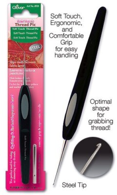 Clover SOFT TOUCH THREAD PICK For Sewing, Embroidery, Knit Repair