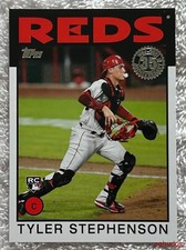 2021 Topps TYLER STEPHENSON #86B-39 1986 35th Anniversary Rookie Cincinnati Reds