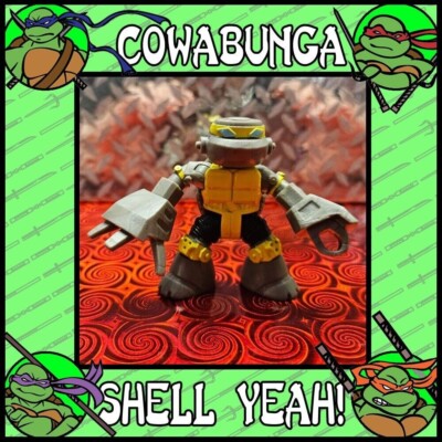 TMNT Teenage Mutant Ninja Turtles Half Shell Heroes Metalhead Robot figure
