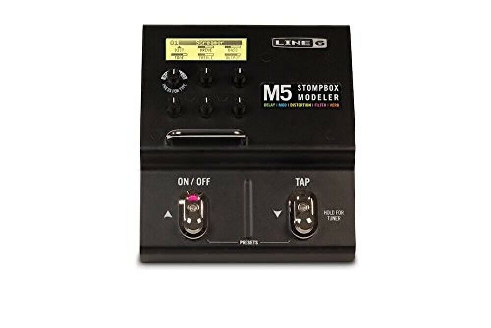 Line 6 Stompbox Modeler M5 Black Single pedal stomp box Guitar Audio equipment