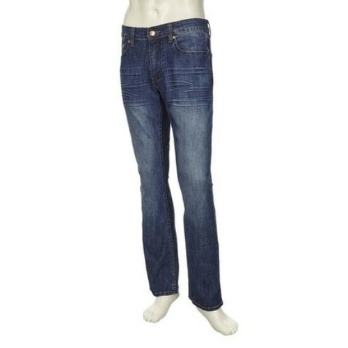 Straight Fit Stretch Denim Jeans 