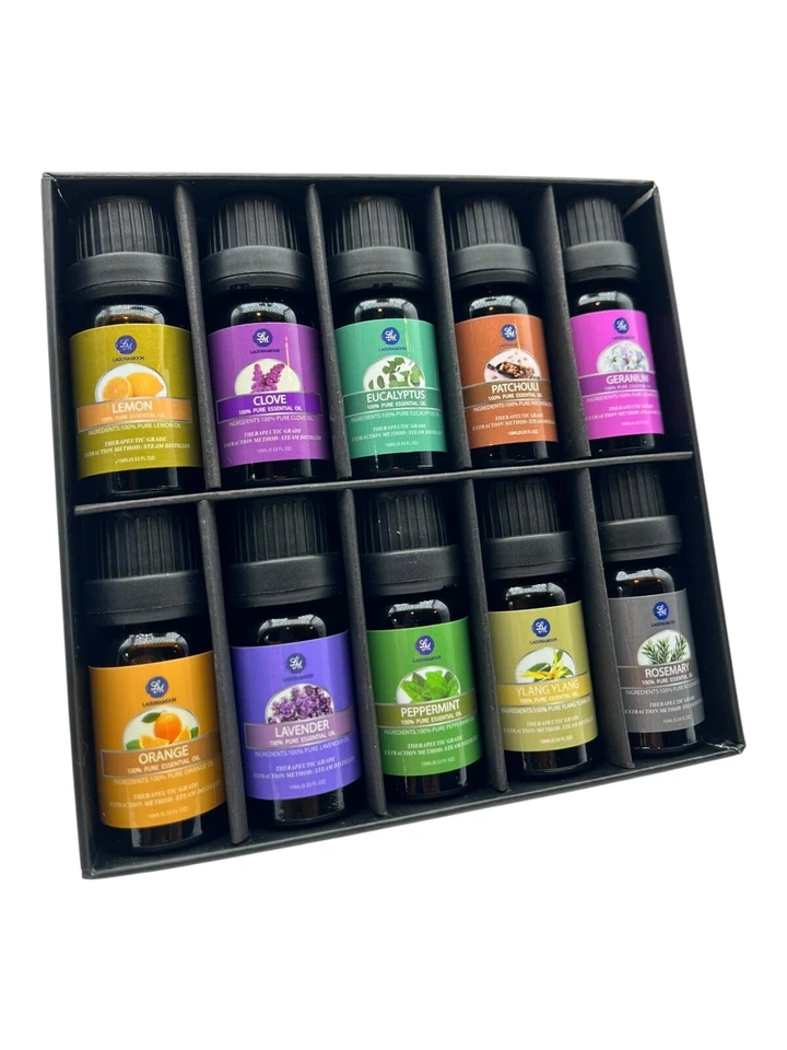 Oil Diffusers 400ML + 10 Essential Oils Set Free with Remote Control 4 Timer - Image 3 of 4