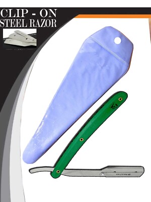 BARBER CUT THROAT STRAIGHT SALON SHAVING RAZORS - Foto 10