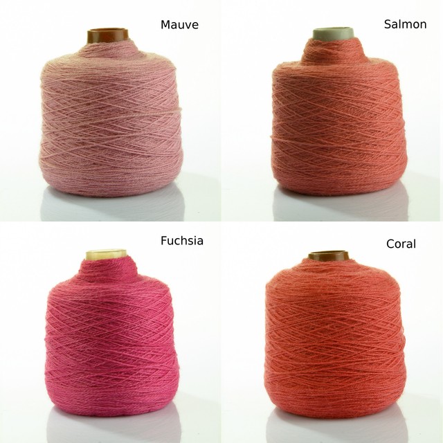 wool yarn on cone lot of 4 kg (1013 cones) you choose your colors