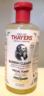 Thayers Blemish Clearing Facial Toner Lemongrass 12 fl oz
