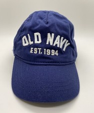 Old Navy Cap Hat Kids Fitted S/M Blue 100 Cotton
