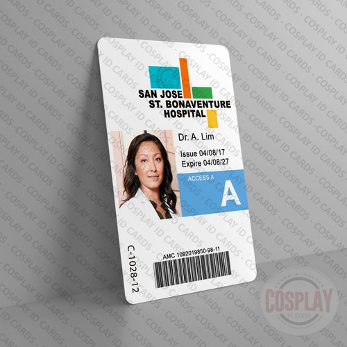 The Good Doctor Staffel 2 & 3 Bildschirm genauer Ausweis | Cosplay Ausweise - Bild 11 von 14