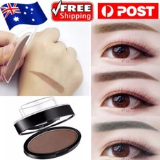 3PCS Cosmetic Definition Natural Shape Eyebrow Shadow Stamp Waterproof Brow Dye