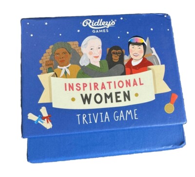Ridley s Inspirational Women Trivia Game 80 Question Cards Family Game Sealed