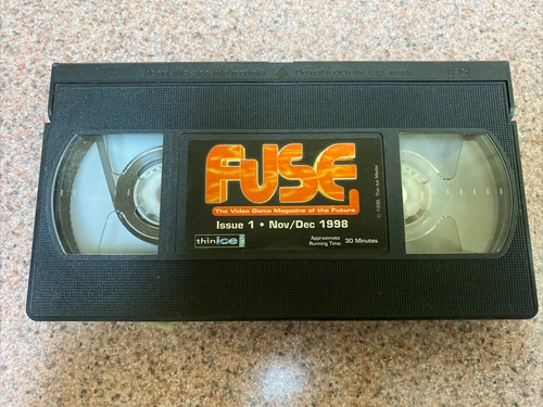 Vintage 1998 Fuse VHS Magazine #1 Sonic Adventure Legend Zelda Game Preview