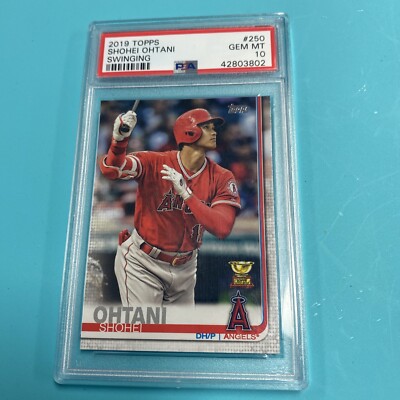 大谷翔平　2019 TOPPS HERITAGE SHOHEI OHTANI 2019 Topps Heritage Shohei Ohtani Award Winners #AW-5 PSA 10