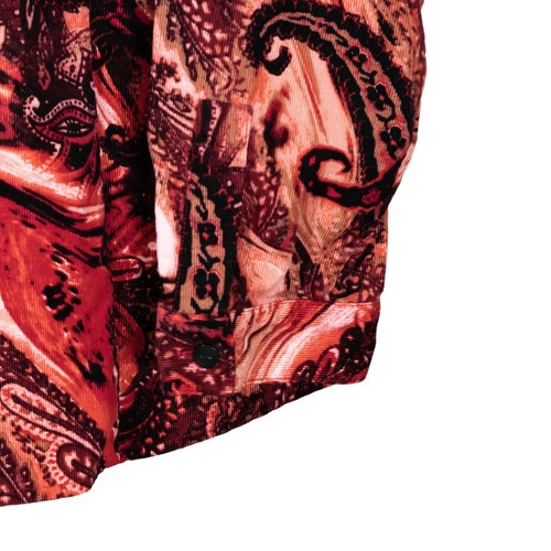 Blusa Camisa Boho Top Chico's Pana Paisley Estampado Abstracto Abotonada 2 L/12 - Imagen 8 de 8