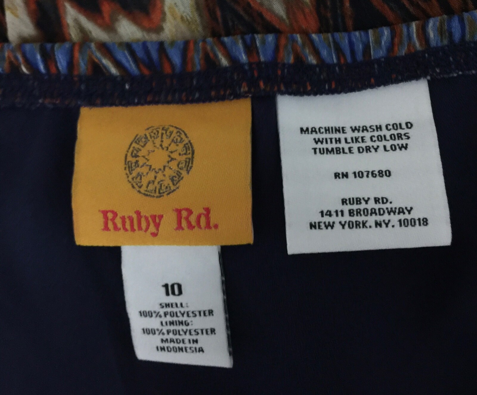 Ruby Rd Women’s Multicolor Aztec Pull On Elastic … - image 7