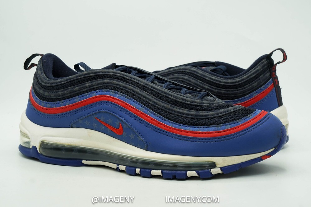 Nike Air Max 97 Game Royal University Red Size 10 Used CD7791 400