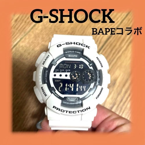G-SHOCK GD-100 A BATHING APE 2015 S/S Limited Edition BAPE x Casio Classic Rare