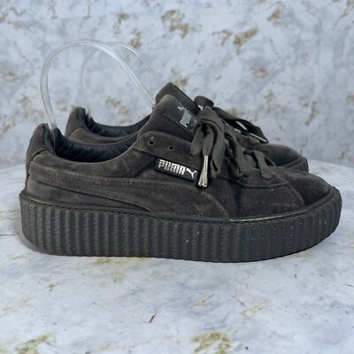 Puma Fenty Velvet Creeper Women's Size Shoes Gray Platform Low Top  Sneakers