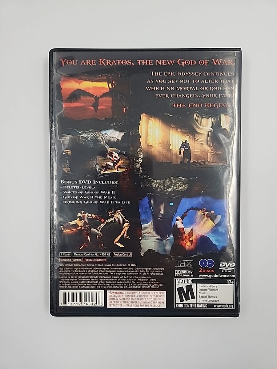 God of War I & II【中古美品・PS2北米版】 God of War II (Sony PlayStation 2 PS2) 2 Disc Set TESTED