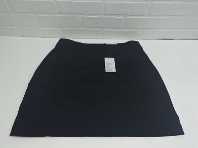 NWT! Croft & Barrow Skort Mid Rise Straight Through Hip & Thigh 8 Regular