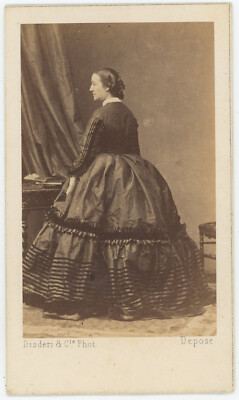 CDV Circa 1860. Die Herzogin Von Alba Von Disdéri In Paris.