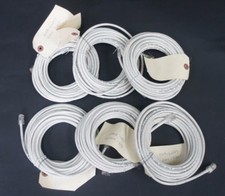 LOT OF 6 NEW GENERIC E119932 CATEGORY 5E PATCH CORDS 30V, 24AWG, TIA/EIA