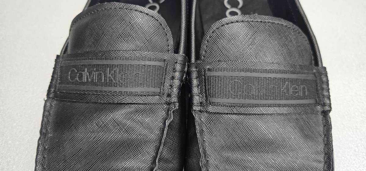 Calvin Klein Men\'s Oliver Casual Slip-on Loafers Calvin Klein Mens Oliver 9 Black Flats Slip On Casual Shoe  main image 3