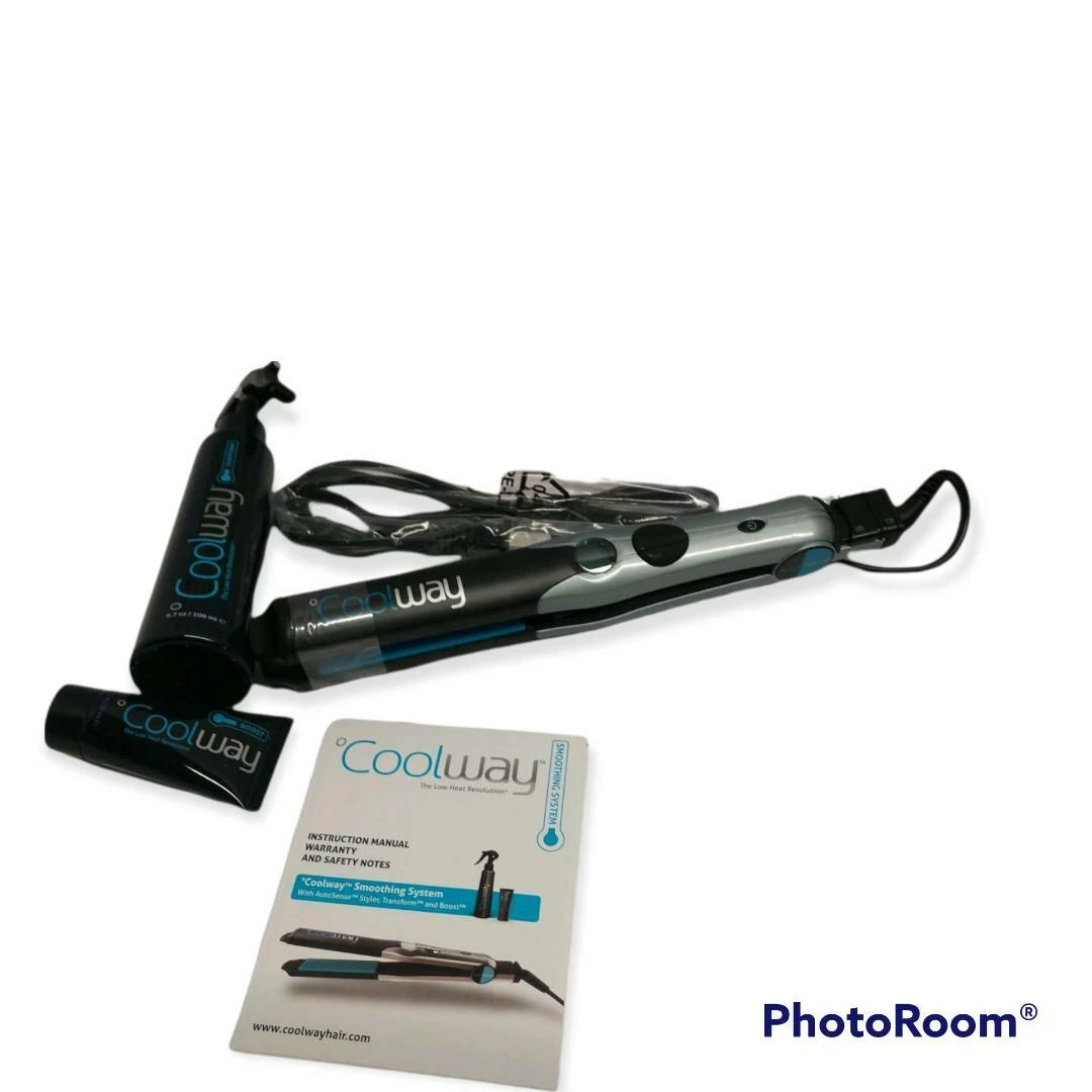 Coolway Pro Flat Iron Styling Kit NO MORE HIGH HEAT DAMAGE Hair