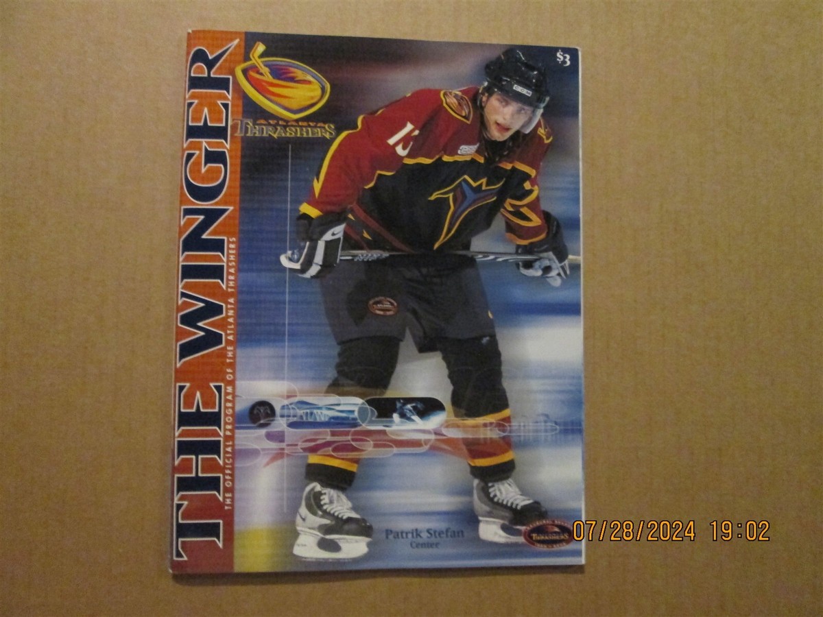 NHL Atlanta Thrashers Vintage Defunct 1999-2000 The Winger Team Logo Program