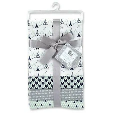 RECEIVING X4 - CRIBMATES BOYS - INDIAN NARROWS - BLANKETS COTTON 4 PACK BABY