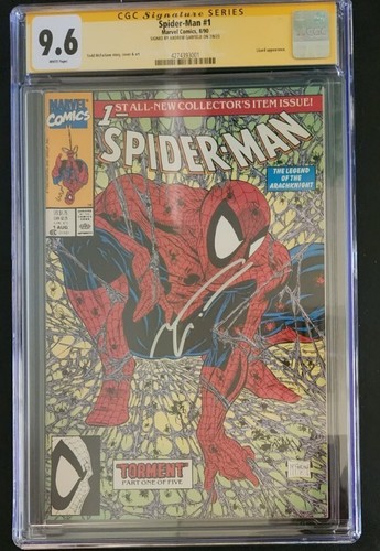 Spider-Man #1 (1990 Todd McFarlane) CGC 9.6 SS Signed by Andrew Garfield 