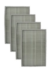 (4) Kenmore Sears EF 1 Pleated Vacuum HEPA Filter w/activated Charcoal, 86899...
