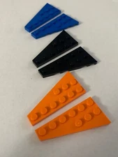 LEGO Parts (2pcs) 3x6 Right & Left Wings / Wedges, 54383 & 54384 Choose Colors