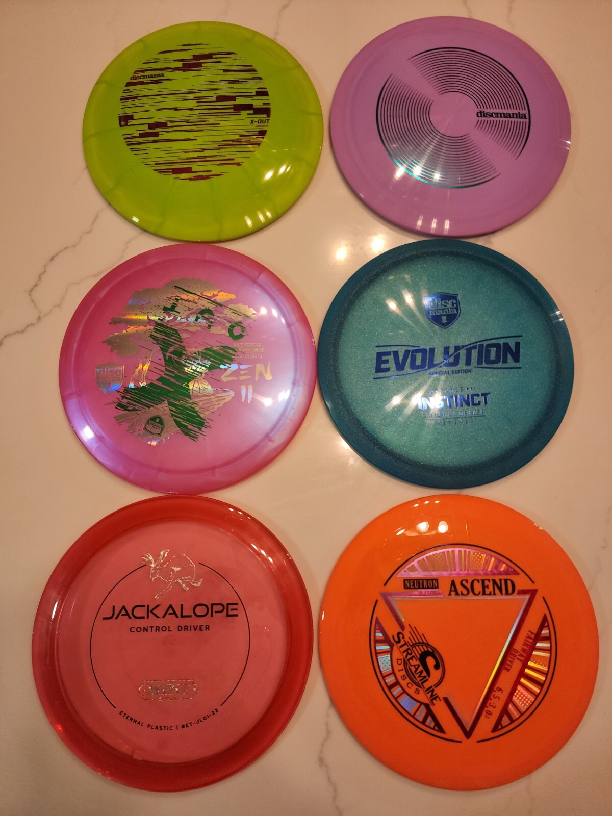 Disc Golf Lot 60 discs! All New. Discmania, Discraft, MVP. List In Descrip. eBay