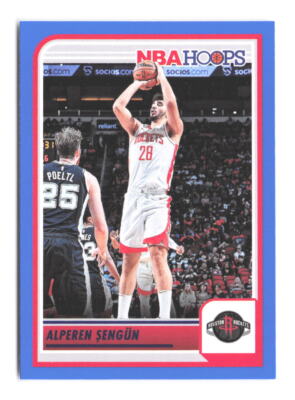 2023-24 Hoops Alperen Sengun Blue 172 Parallel Houston Rockets