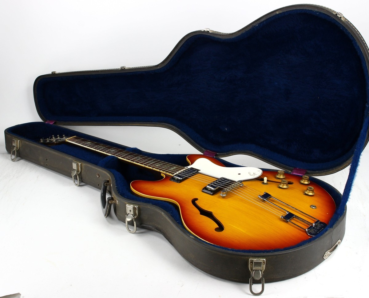 1966 Epiphone Riviera Cherry Sunburst - Gibson-USA Made