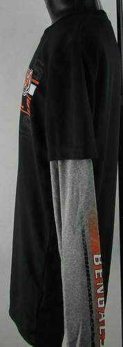 Cincinnati Bengals NFL Youth Activewear Short & Long Sleeve Shirt - Picture 2 of 5