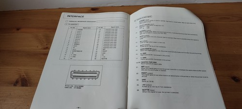 Manual de impresora matriz de puntos Brother vintage - Modelo M-1009 - Imagen 2 de 10