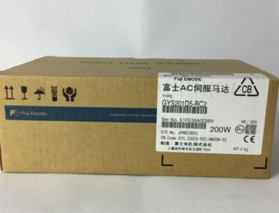 1PC FUJI GYS201D5-RC2 Servo Motor GYS201D5RC2 New Expedited Shipping