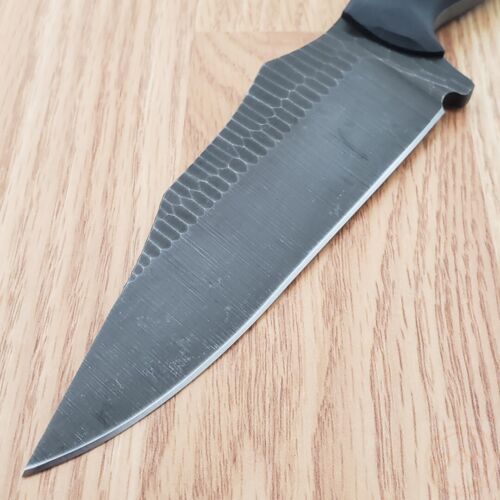 Stroup Knives TU1 Fixed Knife 4.5 1095HC Steel Full Tang Blade Black G10 Handle - Picture 4 of 13