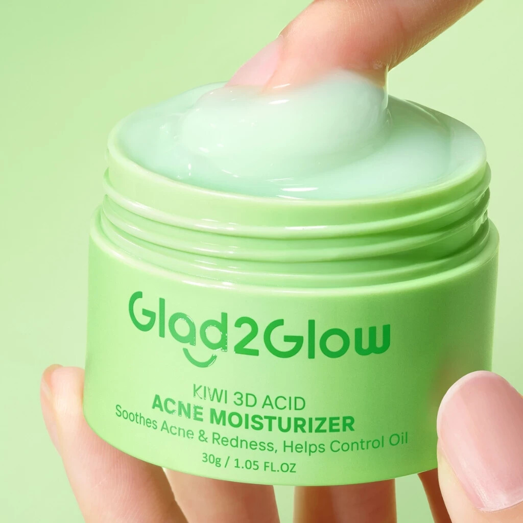 GLAD2GLOW ACNE SET - CENTELLA 2% SERUM 17 ML & KIWI 3D ACID