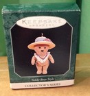 Hallmark Miniature ornament, Teddy-Bear Style, #2, (1998), Nib