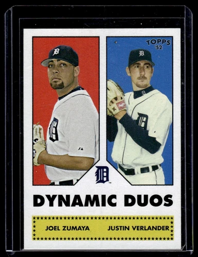2006 Topps '52 Justin Verlander Joel Zumaya Rookie Detroit Tigers #DD3