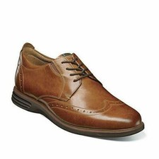 Nunn Bush Men's New Haven Wingtip Oxford COGNAC COLOR SIZE 11M NIB