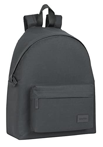 School Bag Safta   33 X 42 X 15 Cm Grey NUOVO