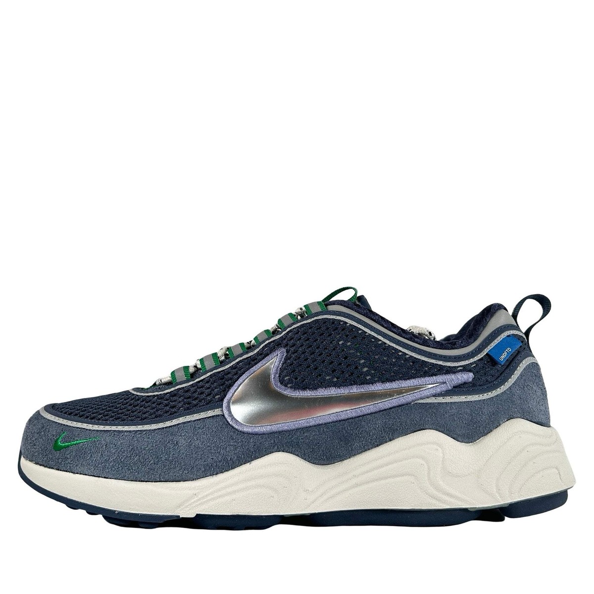 UNDEFEATED × Nike Air Zoom Spiridon Undefeated x Nike Air Zoom Spiridon Thunder Blue 2025