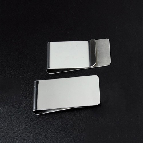 Stainless Steel Money Clip Metal Pocket Holder Wallet Credit Card Holder For Men - Picture 7 of 12
