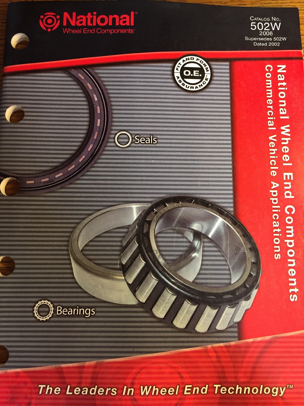 National Wheel End Components Seals And Bearings Catalog 502W 2006 eBay