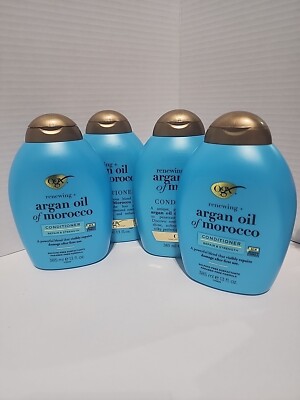 Lot Of 4 OGX Renewing + Argan Oil of Morocco Hair Conditioner 13 oz. 